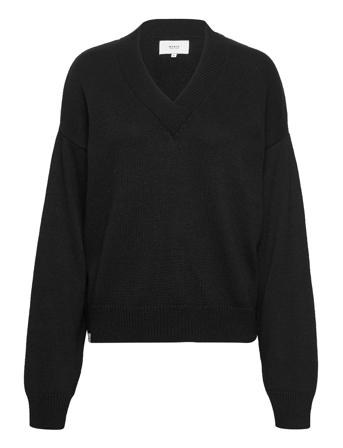 Lauha Knit Pullover Striktrøje Sort Makia