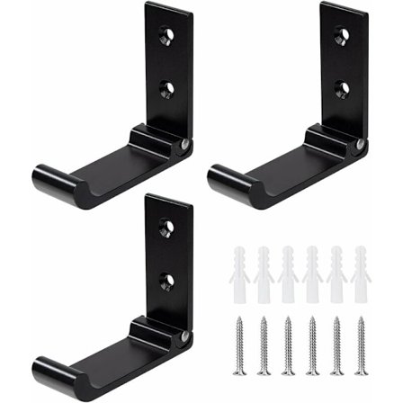 Taitettava seinäkoukku 3 kpl alumiiniseos taitettava kuuloke koukut,