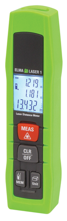 Elma Laser 1 mini Avstandsmåler mini laseravstandsmåler, Bluetooth, Laserinstrumenter