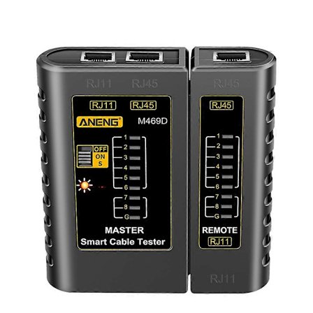 ANENG M469D RJ45 Kabel Lan Tester Netværkskabel Tester RJ11 RJ12 CAT5 UTP LAN Kabel Tester Networkin