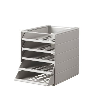 Durable Blankettfack IDEALBOX BASIC 5 fack C4 322x250x332mm grå - Lyreco - Kontorsmaterial - Till skrivbordet - Blankettfack och Boxar