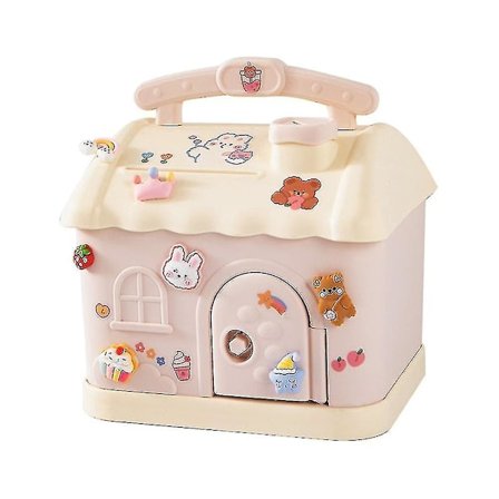 Sød Hus Pengeboks Til Børn Voksne Opsparingsboks Fødselsdagsgave,1