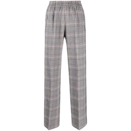 Golden Goose, Straight Trousers Grijs, Dames, Maat:S