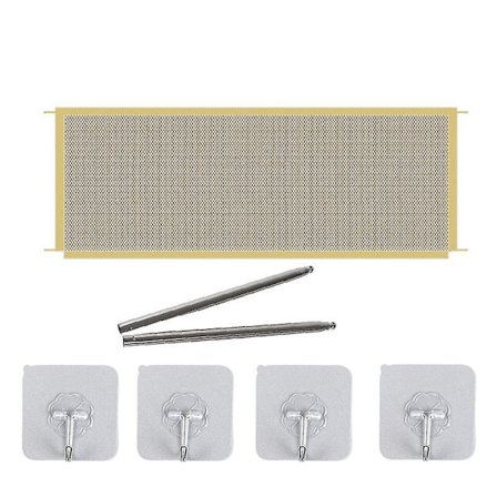 Magic Gate For Dogs Retractable Stair Gate Baby Gate Pet Safety Gate Pet Isolation Net Large Wide Retractable Pet Gate For Separating Baby And Pets Ea