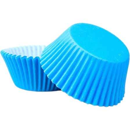 Blå Papir Cupcakeforme King Charles Coronation Dekorationer Bagekopper, Muffinforme til Bagning, Mini Muffinpapirforme Muffin Kopper, P