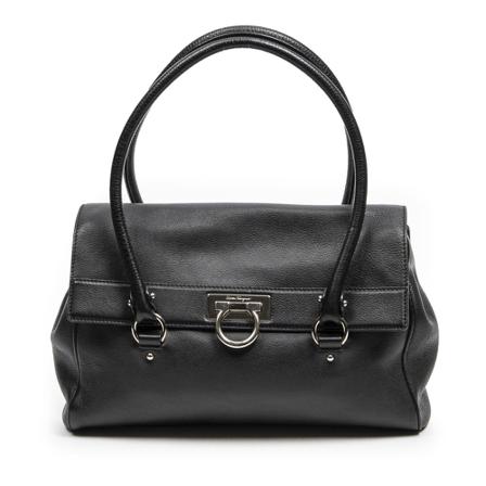 Salvatore Ferragamo Pre-owned Pre-owned Handbags Sort, Dame Vintage Tasker, Størrelse: ONE Size