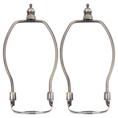 2 stk. Lampeharper Lampeskjermholdere Bord Gulvlampe Skjermholdere Lampeskjerm Harpe Erstatning