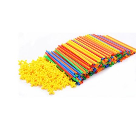 4D Rør Byggeklosser for Barn DIY Montering Modell Tunnel