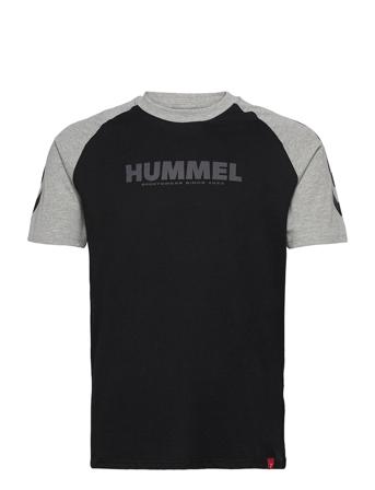 Hmllegacy Blocked T-Shirt T-shirt Sort Hummel