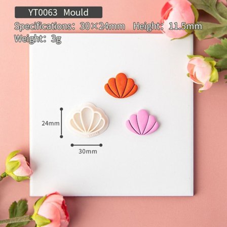 2 st Örhängen Form Örhängen Formar 5 5