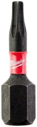 Milwaukee SHOCKWAVE Impact Duty TX10 Skruvbits 2-pack 2-pack TX 10 - 25 mm, Borra & mejsla