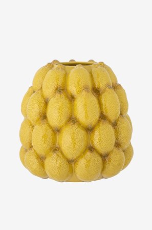 Bloomingville - Vase Limone - Gul - Krukker & vaser - Fra Homeroom