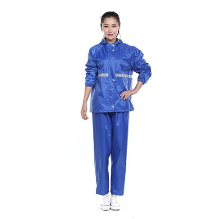 Tykk Motorsykkel Regndress Delt Regnfrakk Voksen Regnfrakk Herre og Dame Delt Regnfrakk Dobbeltlags Regnfrakk Regnbukser Lettvekt-Perfekt