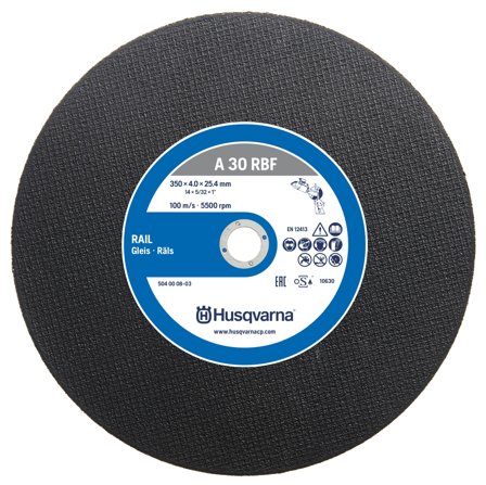 Husqvarna 504000803 Rälskapklinga för tåg- och spårvagnsräls, Maskintillbehör & förbrukning