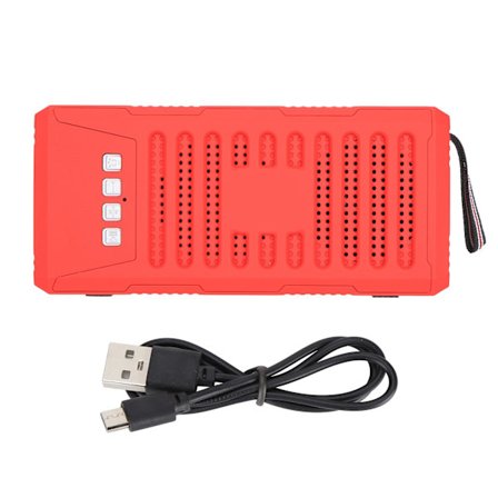 AK-135 Bluetooth-högtalare med LED-ficklampa, kort, FM-stereoljud, bärbar trådlös högtalare