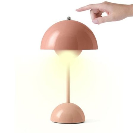 LED trådløs bordlampe, batteribordlampe dimbar med 1800MA batteri, 3