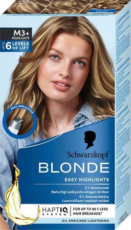 Schwarzkopf Blonde M3+ Easy Highlights, Hår, Hårfarve, Blondering
