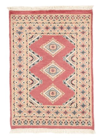 Handgeknoopt Pakistan Bokhara 2Ply Vloerkleed 65X92 Rood/Bruin