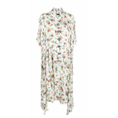 Balenciaga Maxi Klänning vit, Dam, Dam, Storlek: S