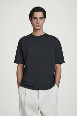 COS Homme T-Shirt Décontracté En Coton Léger in Bleu