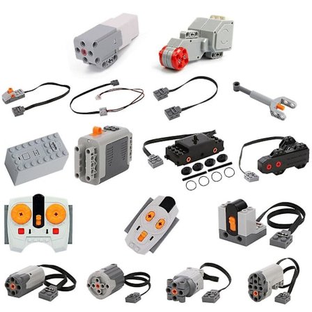 Tekniset osat servomoottori akkukotelo IR infrapuna kaukosäädin vastaanotin PF malli yhteensopiva eds-palikoiden kanssa