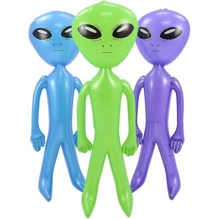 Jättimäinen Ufo Et Ilmapallo Alien 90 Cm Marsin Vauva Alien Rekvisiitta Leikki Halloween Kauhu Syntymäpäivä Avaruusjuhlat Koriste Green x Purple x 