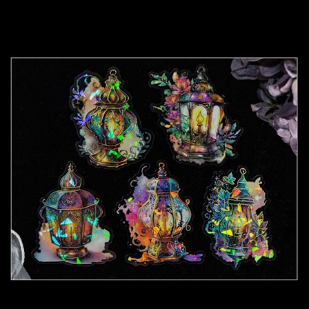 10 st laserklistermärken brevpappersklistermärke D D