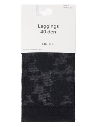 Leggings 40 Den Capri Length F Black Lindex