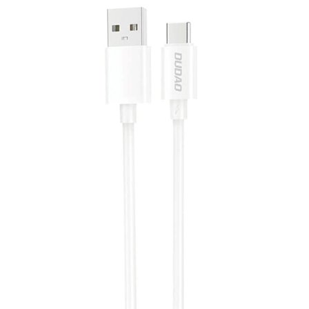 Dudao USB-C-kabel 2A 1m - Hvid