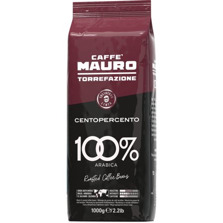 Caffe mauro Centerpercento kaffebønner,1 kg. | KitchenOne