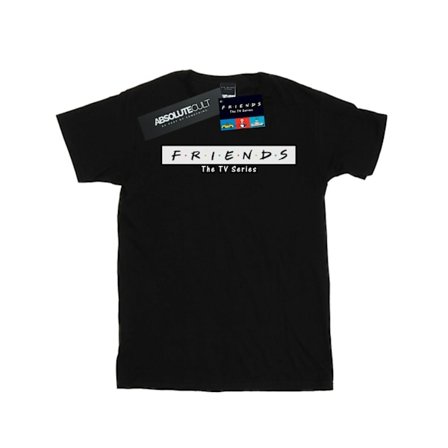 Friends Dam/Damer Logo Block Bomull Boyfriend T-Shirt S Bla