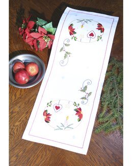 Stickpackung Läufer Weihnachtslicht