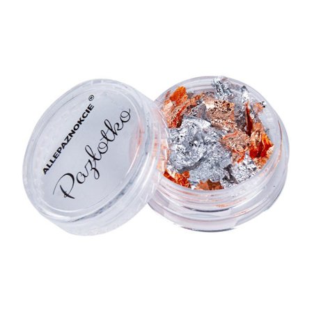 Nageldekorationer - Metall / Alu flagor - 03