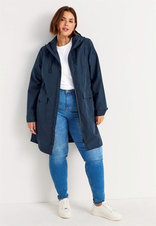 Cellbes of Sweden - Vanntett funksjonsjakke i marineblå for damer i størrelse 50/52