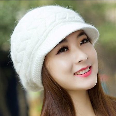 Dame Solhatt Uten Topp Og Stor Bremskjerm Utendørs Dekk Ansikt Baseball Cap