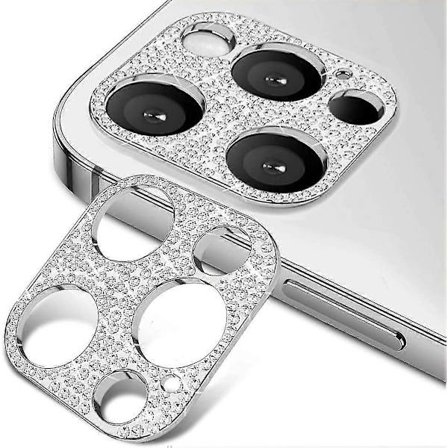 Timantti Glitter Kameran Linssinsuojus Yhteensopiva Iphone 13 Pro/iphone 13 Pro Max:n Kanssa