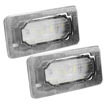 12V LED nummerpladelygte 6000K hvidt lys par til Toyota Corolla 300 2014-2019 alle modeller