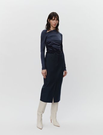Day Birger et Mikkelsen Loria - Glossy Stretch - Navy - XXL