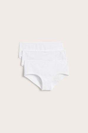 Kappahl | Hipstertrosor 3-pack | Vit