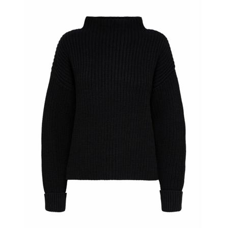 Selected Femme, Selma LS Knit Pullover Zwart, Dames, Maat:S