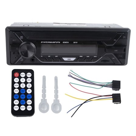 Bil Bluetooth Afspiller Single Din 12V/24V MP3 Afspiller FM Radio Modtager med Justerbar Baggrundsbelysning