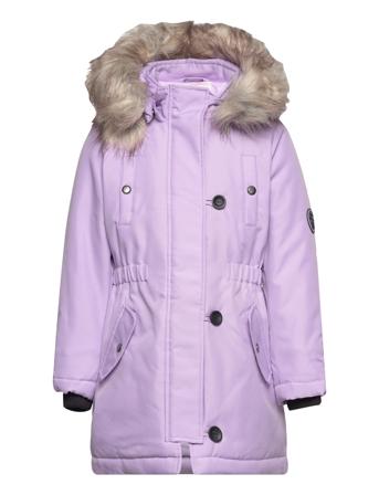 Kogiris Fur Parka Otw Parkas Jakke Lilla Kids Only*Betinget Tilbud