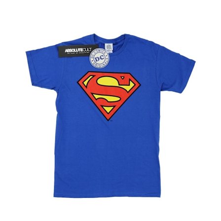 DC Comics Superman Logo T-shirt för män XL Royalblå