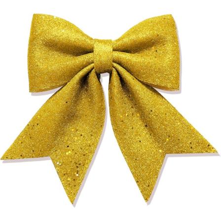 Guld Farve Jule Rød Sløjfe, 10 Stykker Rød Juletræ Sløjfe, C