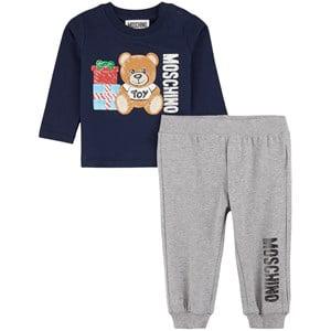 Moschino 2-piece Navy T-shirt And Leggings Set - Clothing sets - 18-24 months - Navy