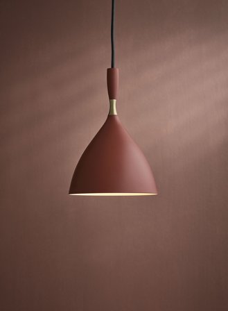 Dokka taklampe Ø16 - rust