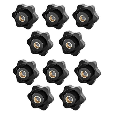 M6 Spännratt, Stjärnmuttrar, M8 Spännmuttrar, Räfflad Trådspännratt, Stjärnformade Spännmuttrar, för Mekanik, Industri, Möbel, Utrustning