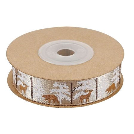 1 Rull Juledekorasjonsbånd Gavebånd DIY-utstyr Juleutskriftsbånd