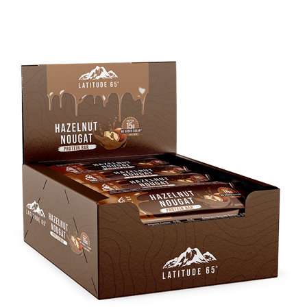 12 x Latitude 65 Protein Bar, 45 g