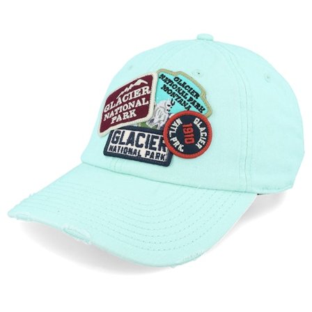 American Needle - Grün Unconstructed Cap - Glacier National Park Iconic Seafoam Dad Cap @ Hatstore